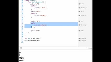 defer statement in Swift #interview #ios #questions #swift #defer