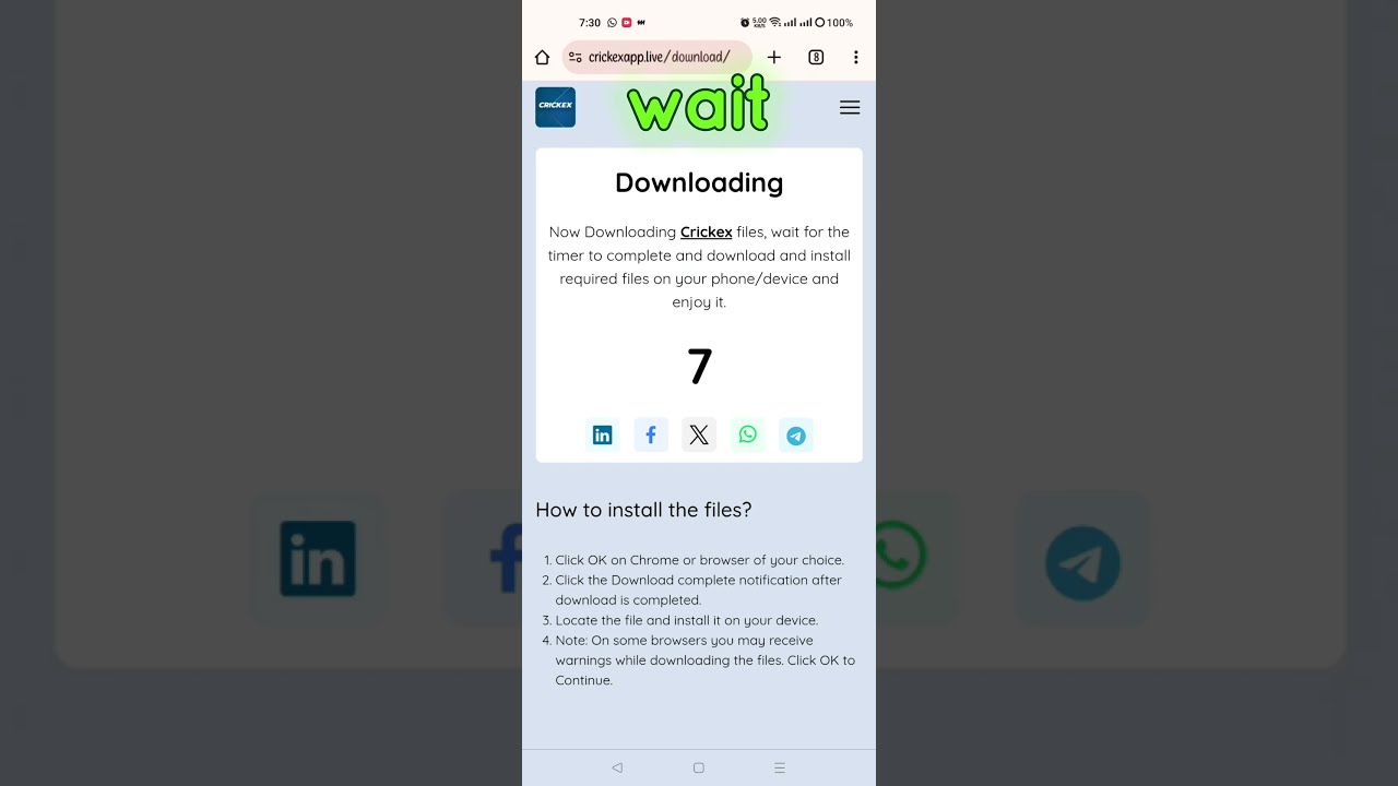 How to Download & Install Crickex App on Android