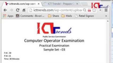 Computer Operator Practical Model Set 3 Question B (Excel in Devanagari Font)_low.mp4