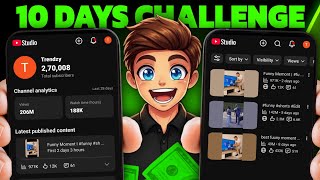 10 DAYS Challenge ( Unbelievable Result 🤯) Upload Copy Paste Shorts 🤩