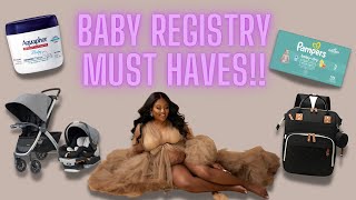 Baby Registry MUST HAVES 2022\/2023 | First Time Mom *pictures included*