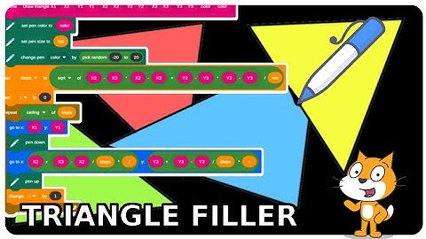Simple Triangle Filler in Scratch