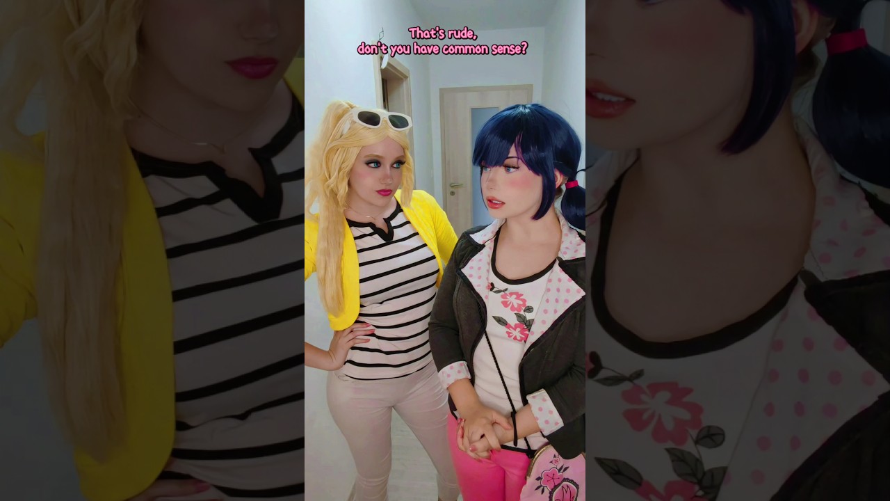 nO oFfEnSe | Chloé & Marinette @nikkihatsunecosplay#miraculous #ladybug #cosplay #shorts