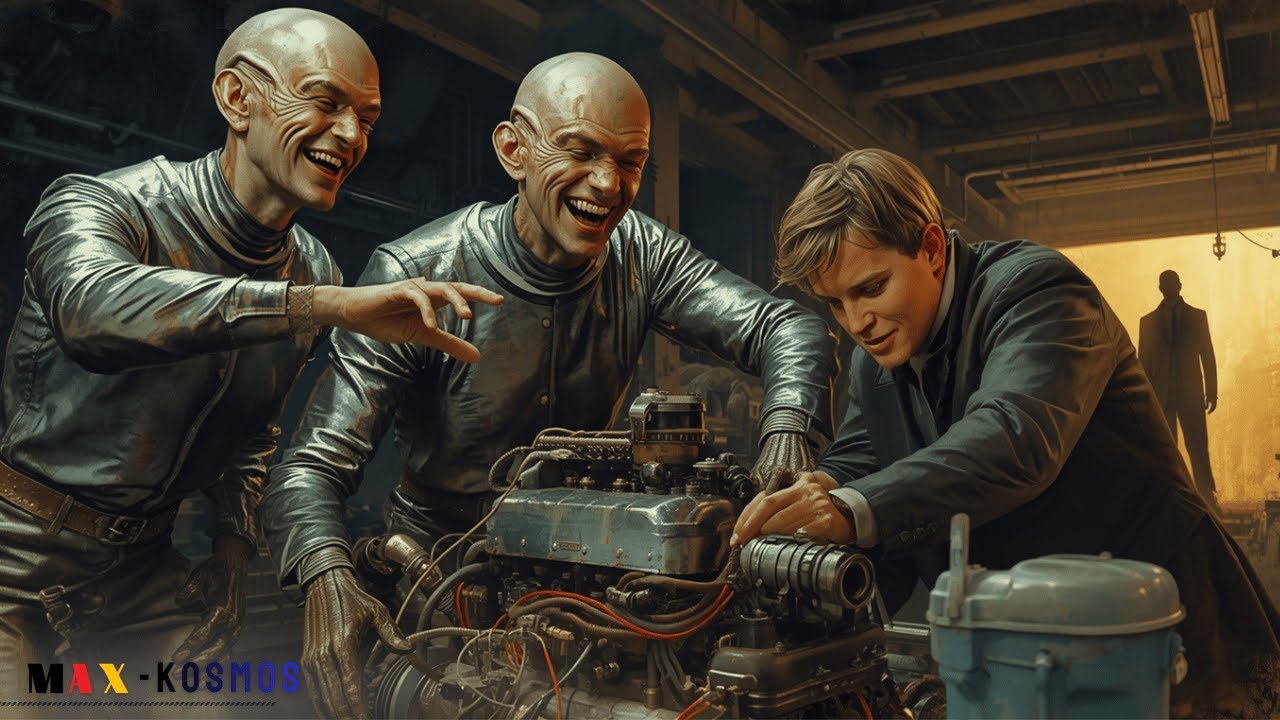 Läuft dieser Motor mit Wasser?—die Aliens lachten über den jungen Menschen…bis der Besitzer erschien