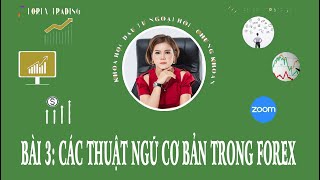 Bài 3: Làm quen các thuật ngữ trade cơ bản của forex - kênh đầu tư hot nhất hiện nay