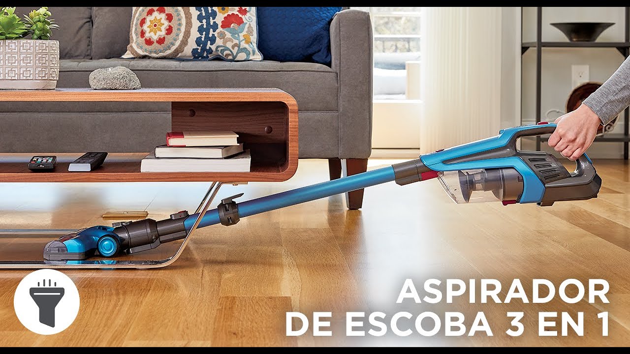 Aspirador de escoba 3 en 1 18V I BLACK+DECKER™ - YouTube