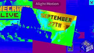 Minecraft live September 27 in Cleaner