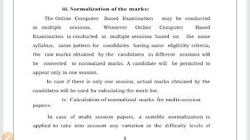 TRB Normalization of marks / HOW TO PROCESS