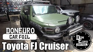Toyota Fj Cruiser Vinyl Wrap Project Of Doneuro Car Foil Manila