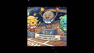 Planet Merkurius Juara Lomba Lari | Lagu Anak Ceria