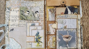 Altered file folder - Finishing the unfinished pile Part 6 - Junk Journal