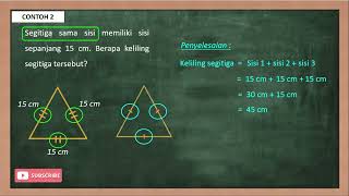 MENENTUKAN KELILING SEGITIGA | Matematika Kelas 4 SD