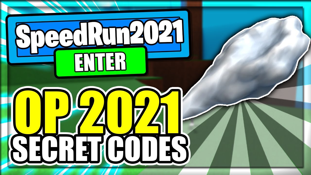 (2021) ALL *NEW* SECRET OP CODES! Speed Run Simulator Roblox 