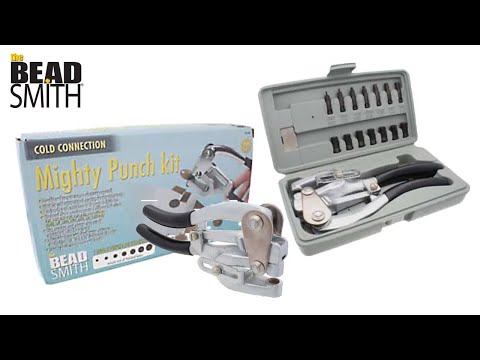 The Beadsmith Mighty Punch Hole Punch Set, Includes 7 Punches and 7 Dies in  Assorted Sizes, Plus a Heavy Duty Storage Case, Puncher Cuts 