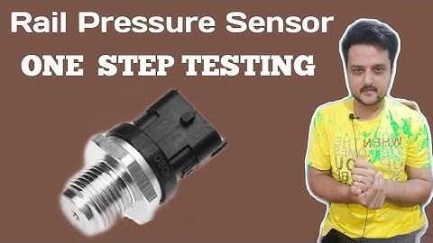 CRDI RAIL PRESSURE SENSOR TESTING