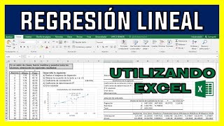 REGRESIÓN LINEAL SIMPLE EN EXCEL | EJERCICIO RESUELTO