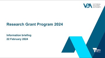 2024 Research Grant Program - Information webinar