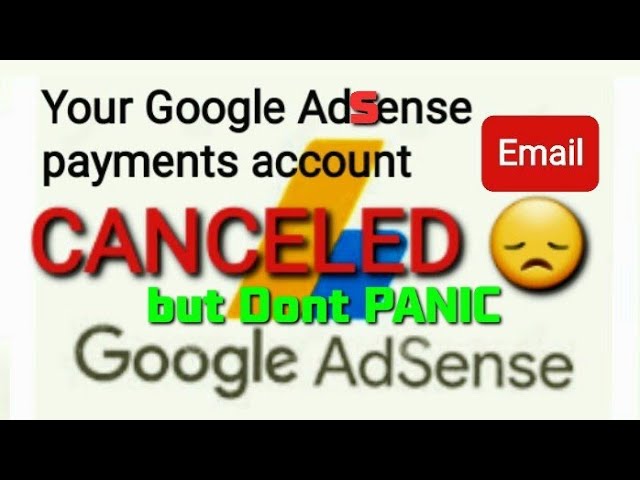 Guarda Google AdSense Email - A Payments Account was CANCELED 😞 13th October 2022 • Don't WORRY su YouTube Guarda Google AdSense Email - A Payments Account was CANCELED 😞 13th October 2022 • Don't WORRY su YouTube