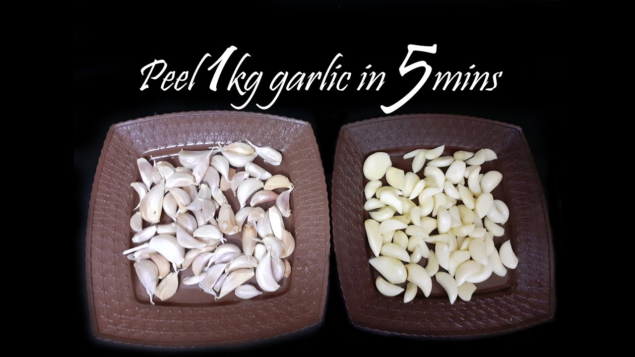 Peel 1 Kg Garlic in Five MinutesGarlic Peeling TricksBest Way to Peel