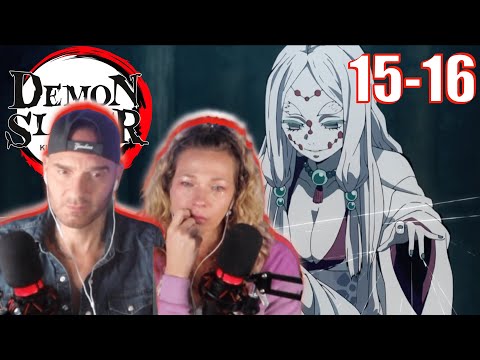 THE SPIDER FAMILY! | DEMON SLAYER S1 Ep 15/16  | REACTION  👿 😢