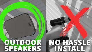 Weatherproof Outdoor Speaker - EASY INSTALL!