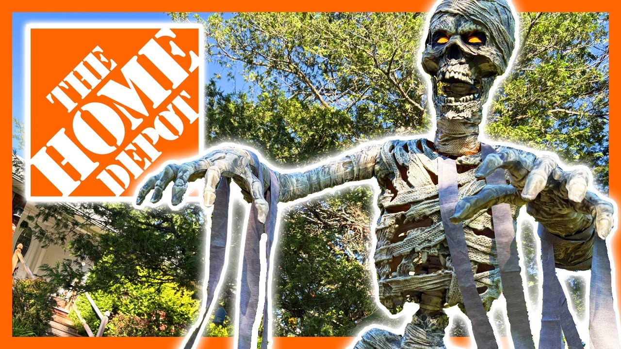 Home Depot Halloween 2026 11FT MUMMY UNBOXING/SETUP/REVIEW!