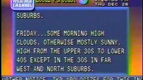 Local forecast (1995)