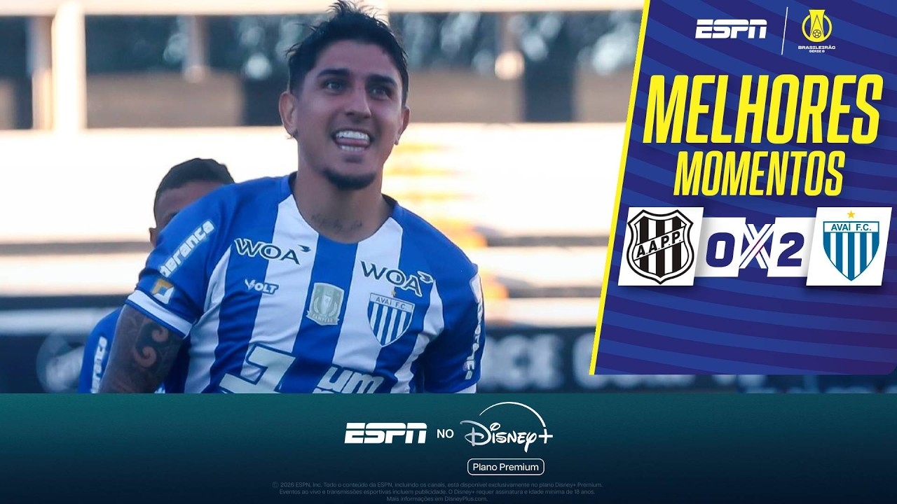 COM GOLAÇO "SEM QUERER", AVAÍ VENCE A PONTE PRETA FORA DE CASA NA SÉRIE B | MELHORES MOMENTOS