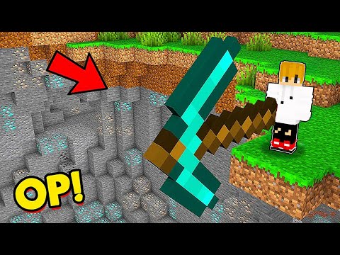 Minecraft, But I Can Craft GIANT Pickaxes (Tagalog)