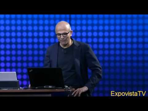 Satya Nadella Cortana Demo Epic Failure (Funny Video)