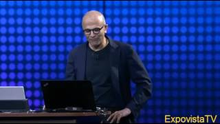 Satya Nadella Cortana Demo Epic Failure (Funny Video)