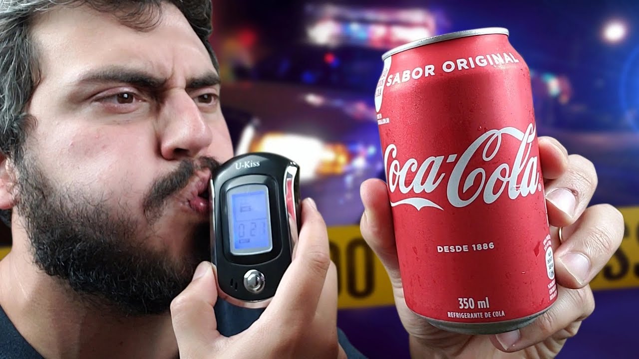 É possível enganar o BAFÔMETRO bebendo COCA-COLA ???