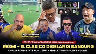 🔵MEMANAS EL CLASICO ( PERSIB VS PERSIJA) DIGELAR DI SJH‼️COACH JUSTIN NGOMONG BEGINI,BALSA BUKTIKAN🔥