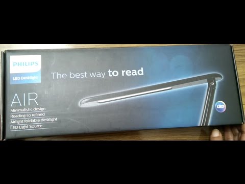 Philips AIR LED Desklight Unboxing and Review | Philips Table Lamp | Philips Desk Lamp