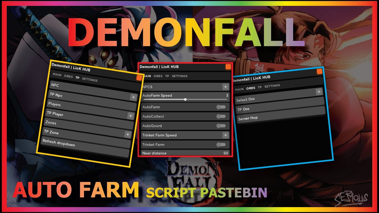 1 HACK!] Roblox Demonfall Script GUI : Auto Farm, Trinket Farm