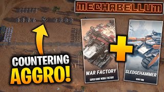WAR FACTORY + SLEDGE BUILD to Counter Aggro Steel Balls?! - Mechabellum Meta Guide