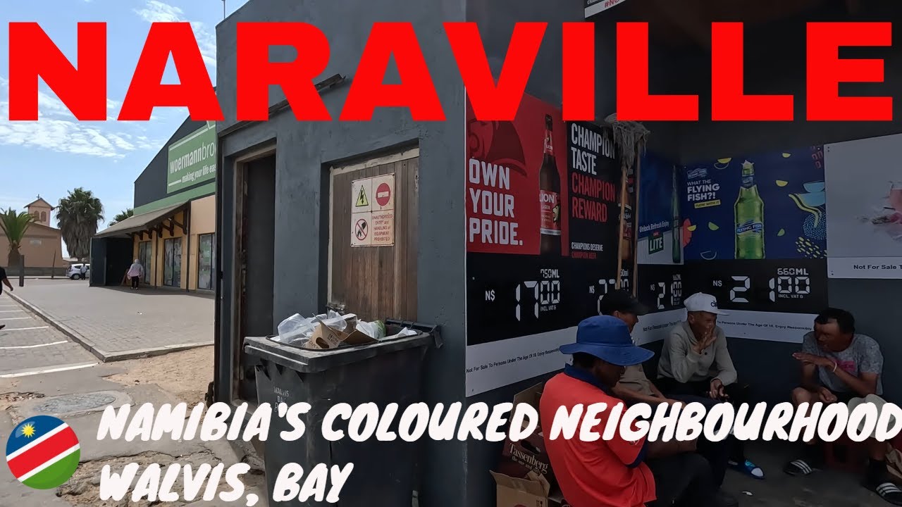 Exploring NARRAVILE a coloured neighbourhood in Namibia Walvis Bay. 