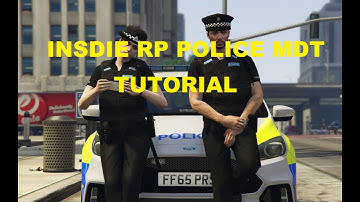 INSIDE RP! Police MDT system tutorial.