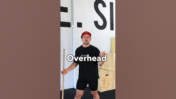Use this hack to master the overhead squat #mobilitymanual