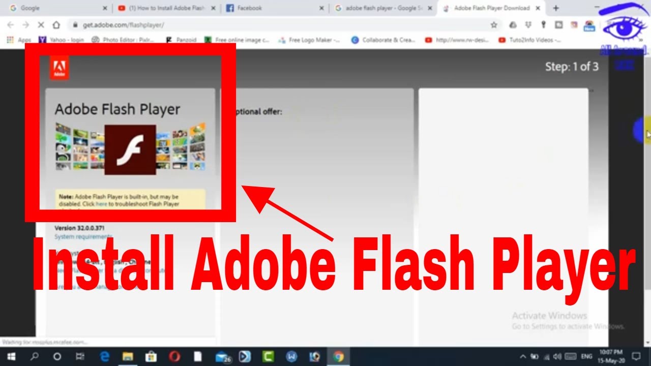 flash download windows 10