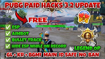 😍 INBUILT ESP+SKIN V2 NEW MOD 3.2 || PUBG GL/BGMI/KR/VN/TW 3.2 WORKING🥵