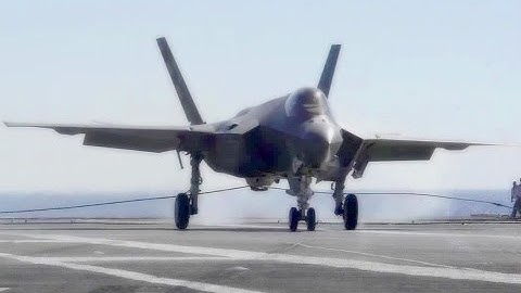 First-ever F-35 Arrested Landings Aboard Aircraft Carrier