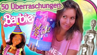 Barbie Color Reveal Slumber Party auspacken ? 50 Überraschungen  Pyjama Party  deutsch ?