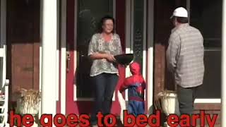 Using fake kid to trick or treat