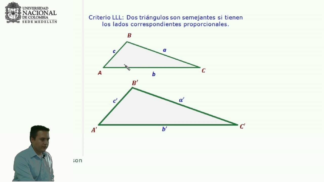 Criterios de Semejanza entre Triángulos YouTube