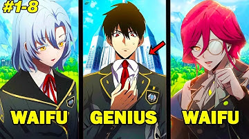 [1-8] Genius Dark Swordsman Returns to Dominate the Magic Academy! | Manhwa Recap