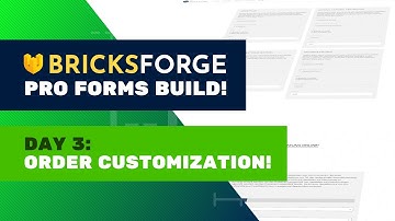 Repeaters, dynamic data & loops in a form?! | Bricksforge Pro Forms Build Day 3