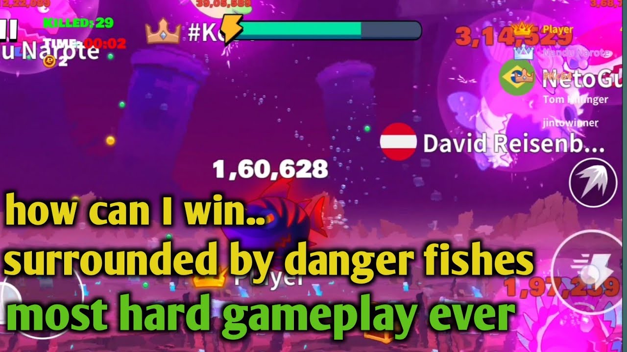 Surrounded By Danger Fishes How Can I Win This Game Most Hard surrounded-by-danger-fishes-how-can-i-win-this-game-most-hard