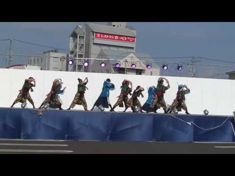 楽天童子 銭形よさこい 2017 07 16 (ステージ会場)