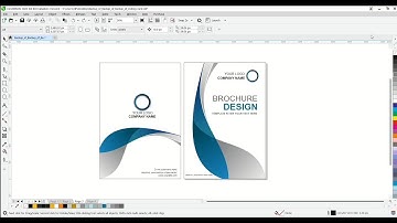 CorelDraw Me Brochure Design Kaise Banaye||Brochure Design||#youtube #viral #meme #coreldraw